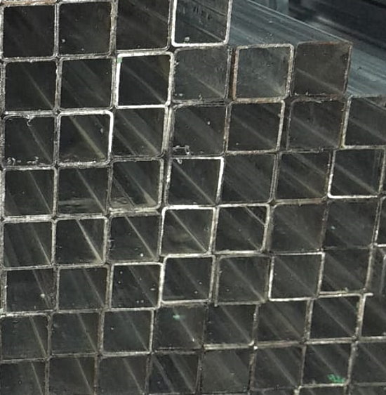 Steel Metal Tubes Pre galvanized 38 mm